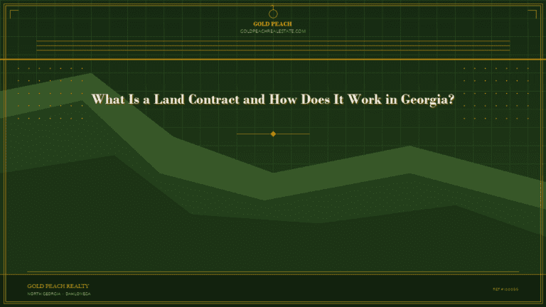 What Is a Land Contract and How Does It Work in Georgia?