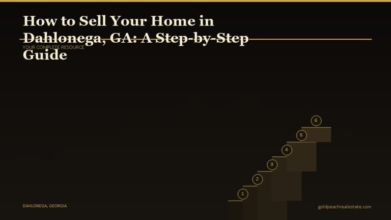 How to Sell Your Home in Dahlonega, GA: A Step-by-Step Guide