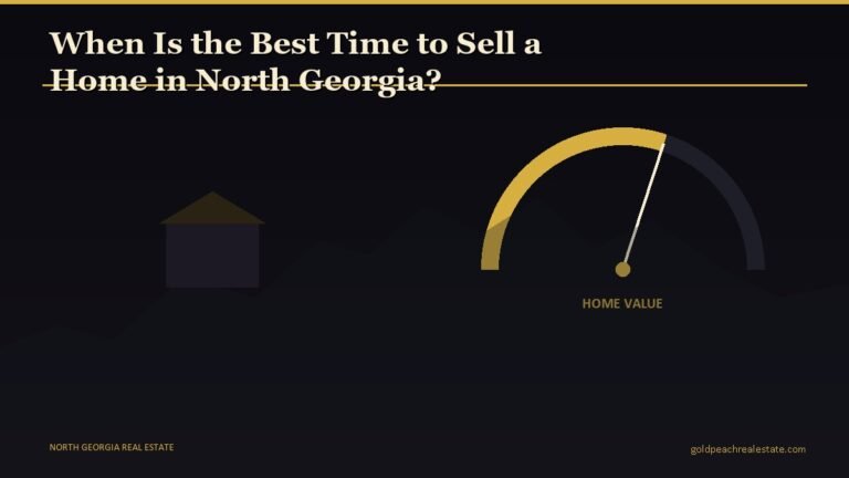 When Is the Best Time to Sell a Home in North Georgia?